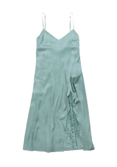 abito satin donna verde salvia ACNE STUDIOS | A20926ABC